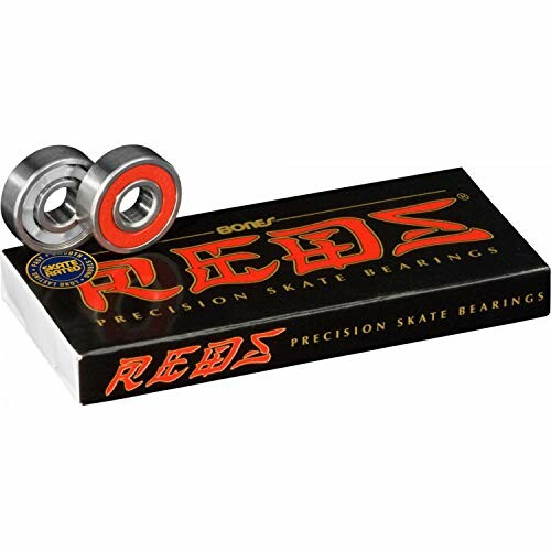 Bones Reds precision skate bearings with packaging.